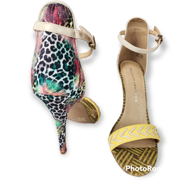 Chinese Laundry Leopard print Stillettos size 10 - Picture 12 of 16